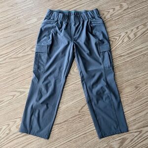 Eddie Bauer Gray Travex Stretchy Cropped Capri Pants, Women's Size 8